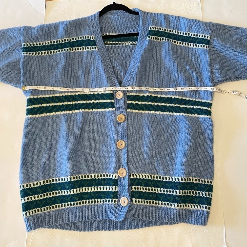 VINTAGE Home Knitted Pendleton Sweater - Picture 8 of 9